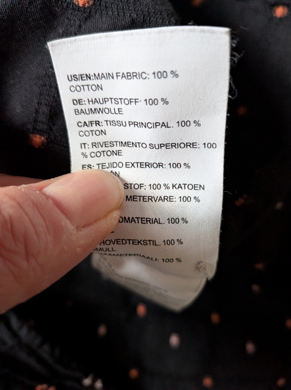 MALOJA Black Dots Cotton Casual Oversized Contemporary Button Front Shirt Large - Picture 9 of 12